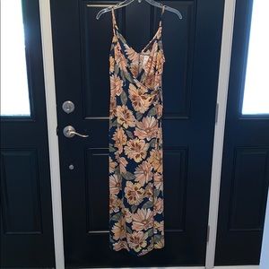 Floral wrap dress
